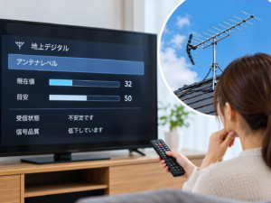 アンテナレベルが低いときの確認方法｜数値の見方と原因の切り分け方